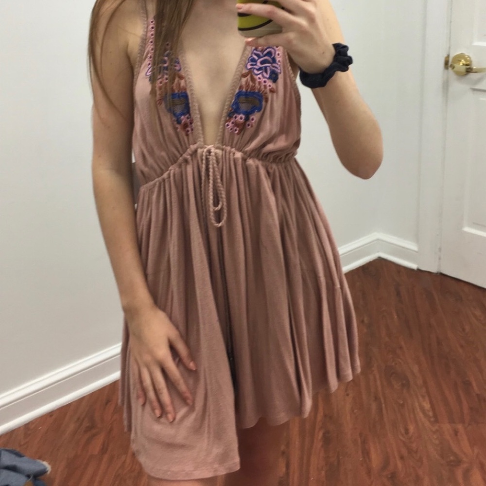 Free People Dress with Embroidery